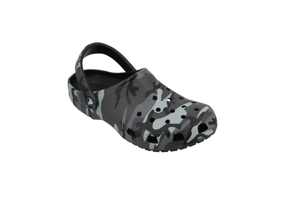 Sabot Crocs Classic Camouflage Clog Black/Slate Grey