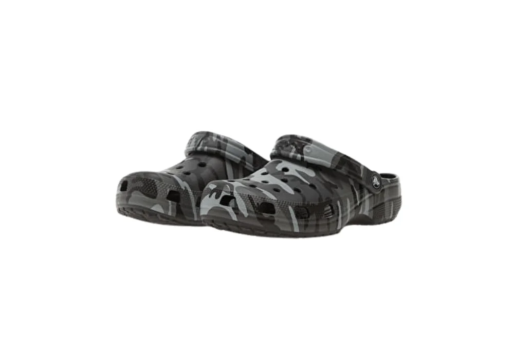Sabot Crocs Classic Camouflage Clog Black/Slate Grey