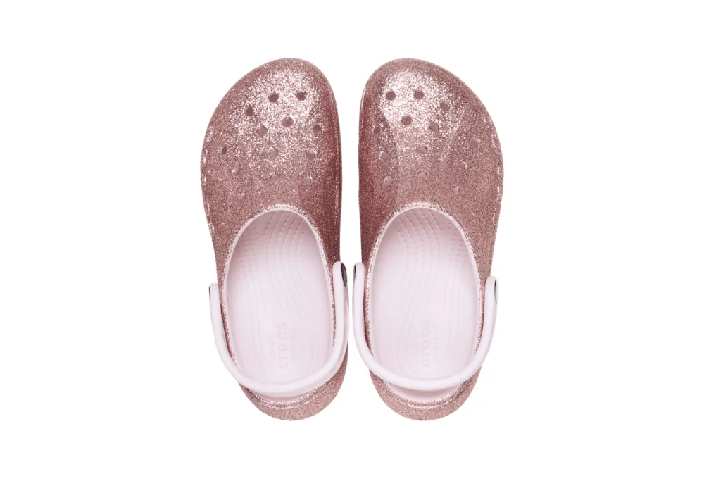 Sabot Baya Platform Glitter Barely Pink
