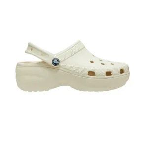 Sabot Classic Platform Blanc Cassé