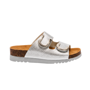 Sandales Monterey 2 straps Argenté