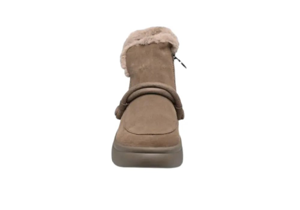 Bottes Zermatt Zip Taupe Foncé